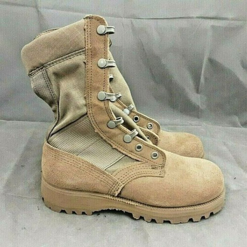 New Altama Hot Weather Desert Vibram Sole Army Combat Boots Mens 10.5R